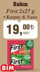 FİRST SAKIZ